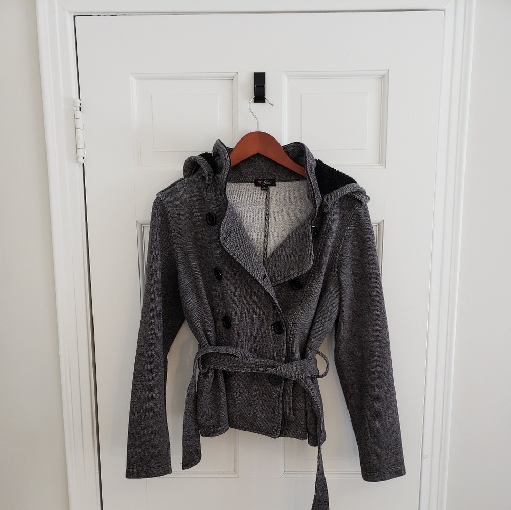 Guess Jacket with removable Hoodie Size XL